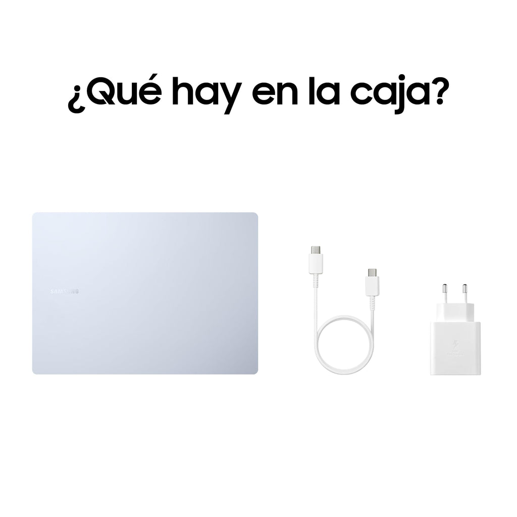 Samsung Galaxy Book4 Edge, computador portátil IA Copilot+, PC HDR de 16", Snapdragon X Elite X1E-84-100, 16GM RAM, 1TB SSD, Qualcomm Adreno GPU, Windows 11 Home, azul, teclado QWERTY espanhol