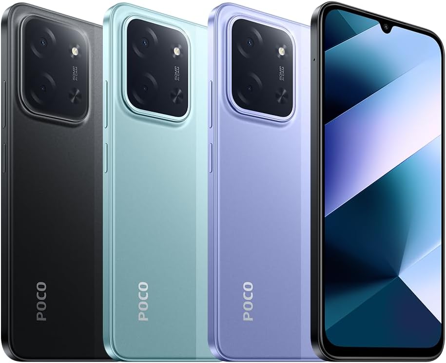 XIAOMI POCO C85 - Smartphone de 8+256GB, Cámara Dual de 50MP con AI, Pantalla inmersiva de 6,9”, Potente procesador Octa-Core, Carga rápida de 33W, 6000mAh, Cargador no Incluido, Verde (Versión ES)