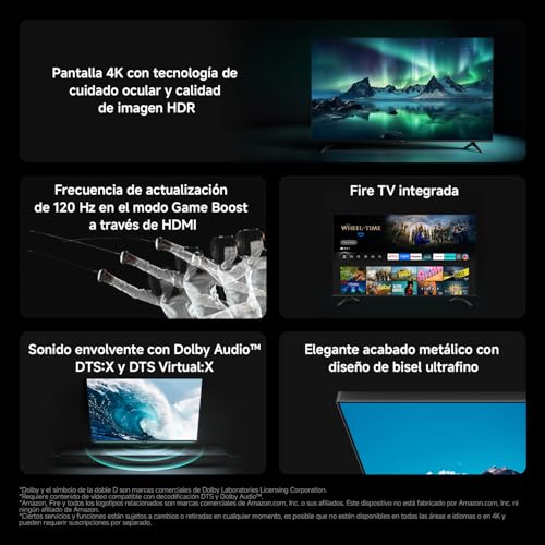 XIAOMI TV F 32, 32 polegadas (81 cm), HD, Smart TV, Fire OS7, controlo de voz Alexa, áudio Dolby, DTS Virtual: X, DTS-HD, compatível com Apple AirPlay, 2025