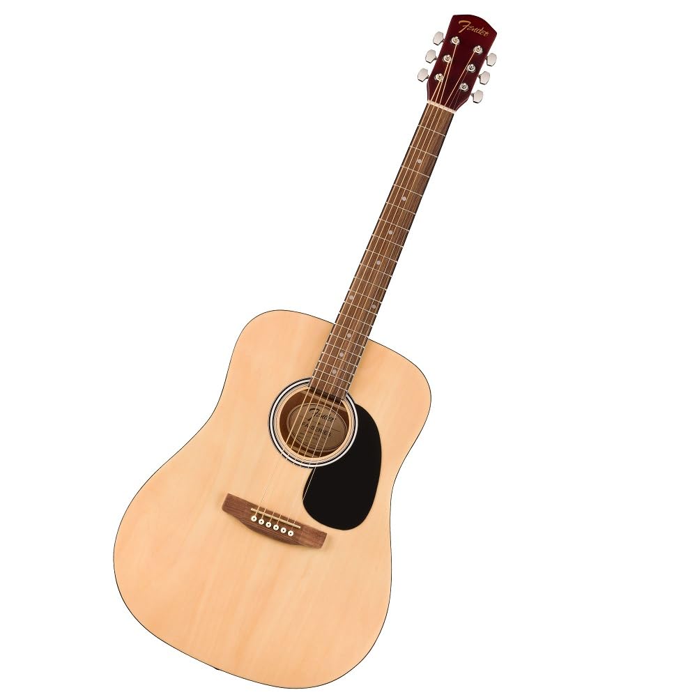 Fender California Debut Redondo Dreadnought Acoustic Guitar, Spruce Top, Black Pickguard, Natural