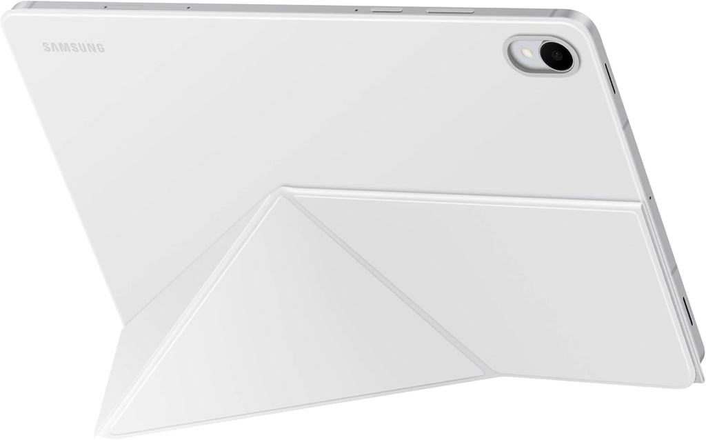 Samsung Galaxy Tab S11 Smart Book Cover Tablet Case, Minimalist Style, Slim and Sleek, Foldable Stand, US Version, White