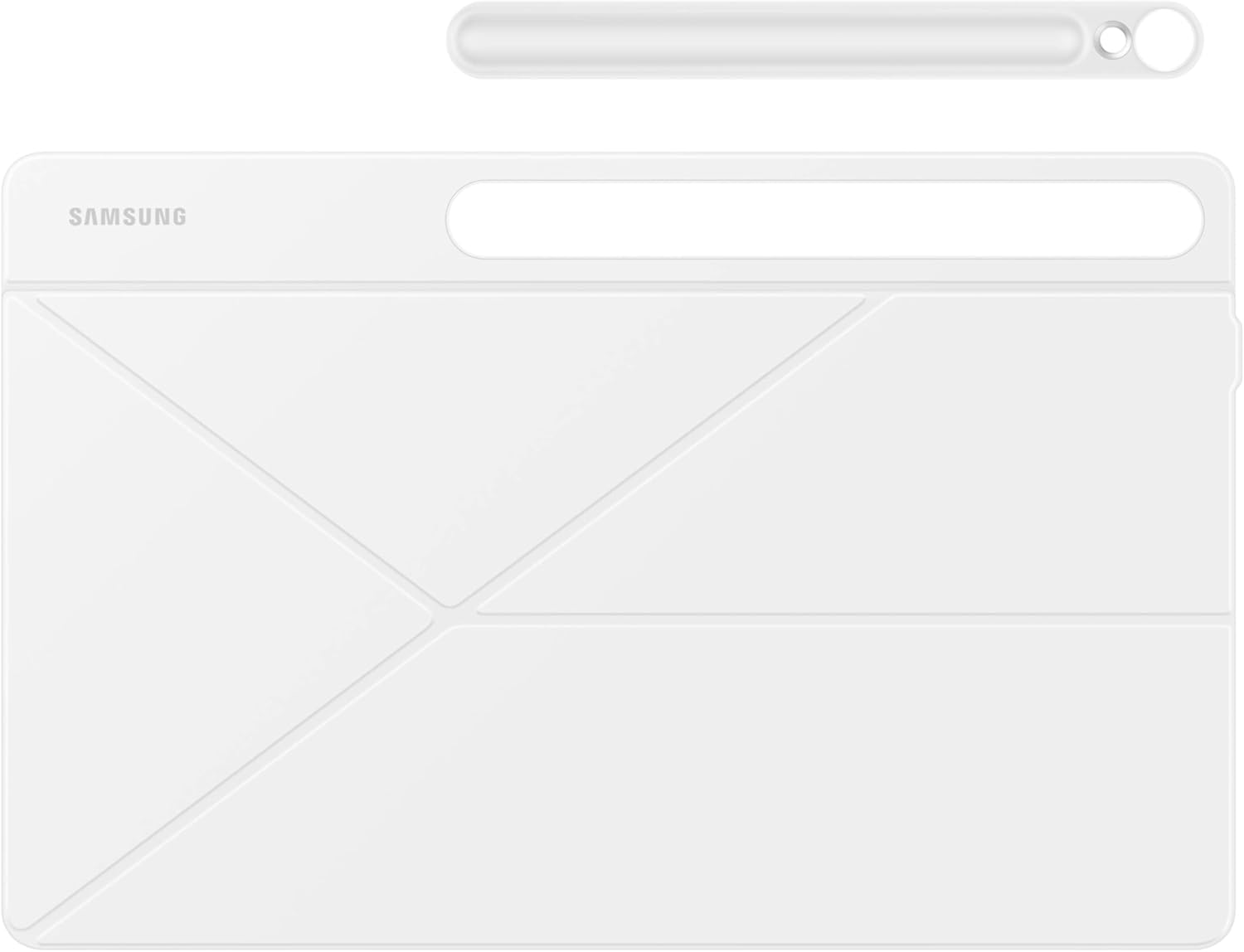 Samsung Galaxy Tab S10 FE+ Smart Book Cover for Galaxy Tab S10 FE+, Detachable Platform, PC-Like Experience, Wireless Keyboard Sharing, White