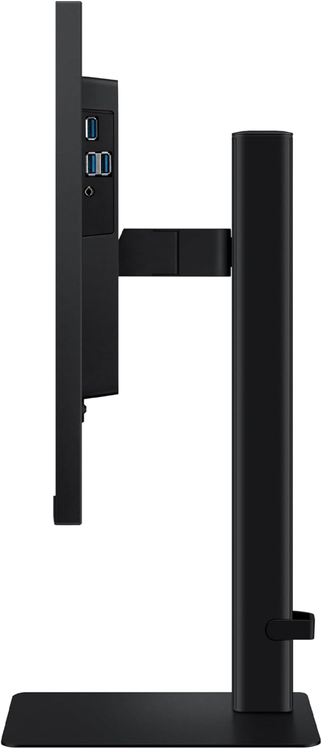 SAMSUNG 24" ViewFinity S6 (S60D) Series QHD High Resolution Computer Monitor, 100Hz, HDR10, Multiple Ports w/ HDMI, DisplayPort, USB-A, Easy Setup, Height Adjustable Stand, LS24D606EANXZA, 2024