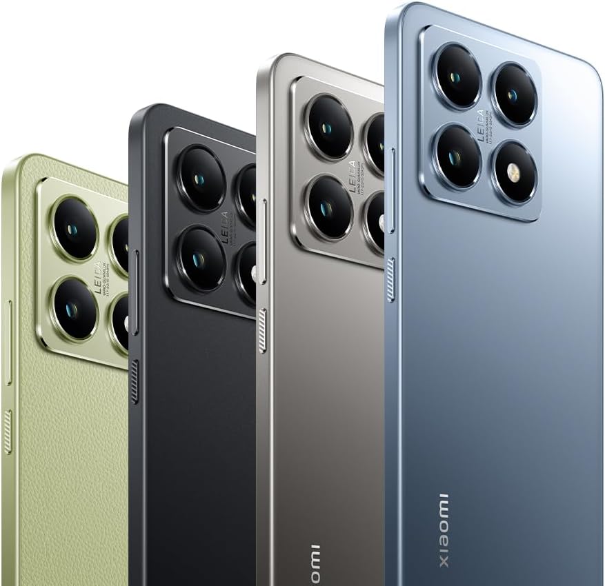 XIAOMI 14T – Smartphone de 12+256GB, Lentes Leica Summilux, MediaTek Dimensity 8300 Ultra, Pantalla AMOLED de 6,67'' 144Hz, HyperCharge 67W, Azul Titanio (Versión ES)