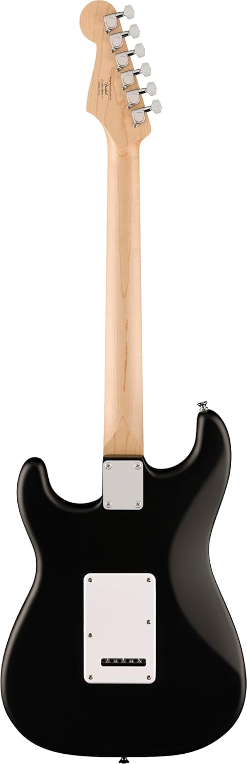 Fender Squier Debut Series Stratocaster Guitarra Eléctrica, Guitarra para Principiantes, con 2 Años de Garantía, Negro