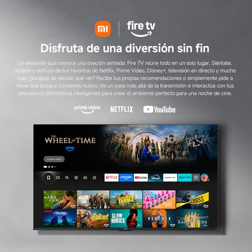 XIAOMI TV F 32, 32 polegadas (81 cm), HD, Smart TV, Fire OS7, controlo de voz Alexa, áudio Dolby, DTS Virtual: X, DTS-HD, compatível com Apple AirPlay, 2025