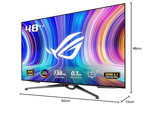 ASUS ROG Strix XG49VQ, Curved Ultra-Wide Gaming Monitor (3840 X 1080P, 144 Hz, USB 3.0 Freesync 2 HDR, Displayhdr 400, 125% sRGB, Dci-P3. 90%, Shadow Boost), 49", Black