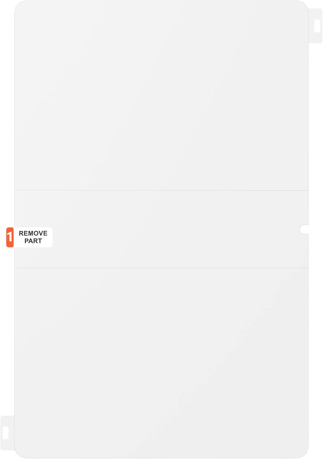 Samsung Galaxy Tab S10 FE+ Anti-Reflective Screen Protector for Galaxy Tab S10 FE+, Attachable Coating, Transparent