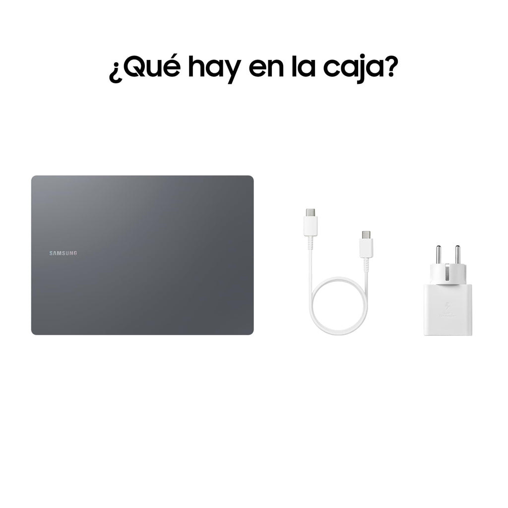 Samsung Galaxy Book4 Pro, Computador portátil ultrafino de 14", HDR, tátil, Intel Core Ultra 7-155H, 16 GB RAM, 512 GB SSD, Intel ARC Graphics, Windows 11 Home, cinzento Moonstone, teclado QWERTY