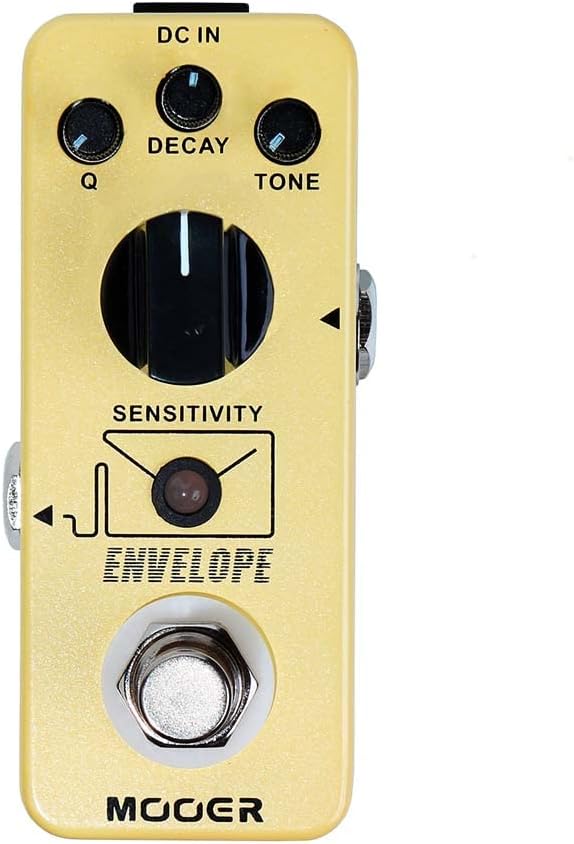MOOER - Analog envelope filter, dynamic automatic Wah pedal, exaggerated funk, subtle and sensual, static frequency filter effects for guitar and bass.