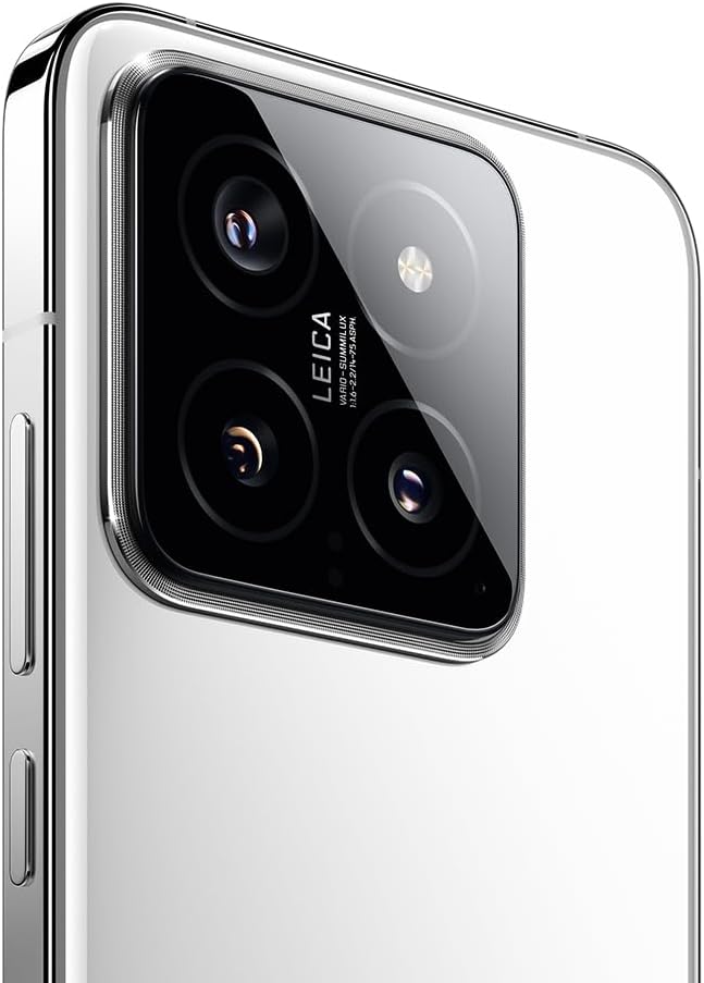XIAOMI 14 – Smartphone de 12+512 GB, Lentes Leica Summilux, Snapdragon 8 Gen 3, Pantalla AMOLED 6.36'' 120Hz, HyperCharge 90W, Blanco (Versión ES)
