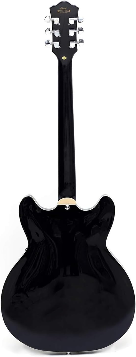 Kits de guitarra elétrica guitarra elétrica de jazz de corpo semi oco instrumento profissional