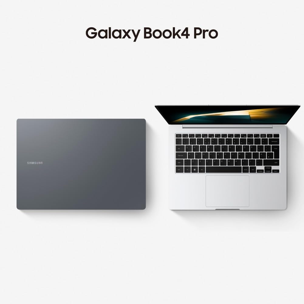 Samsung Galaxy Book4 Pro, Computador portátil ultrafino de 14", HDR, tátil, Intel Core Ultra 7-155H, 16 GB RAM, 512 GB SSD, Intel ARC Graphics, Windows 11 Home, cinzento Moonstone, teclado QWERTY