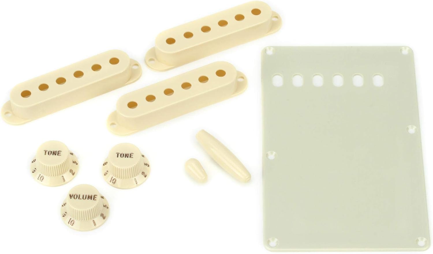 Fender Kit de accesorios Stratocaster blanco envejecido