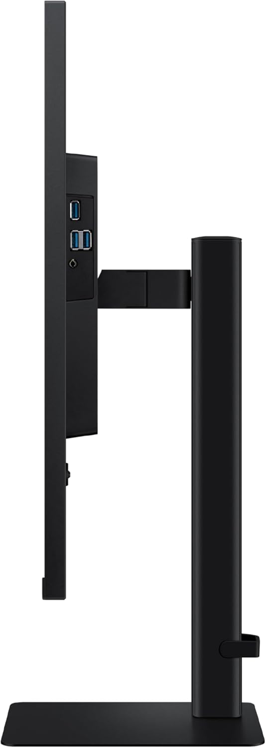 SAMSUNG 32" ViewFinity S6 (S60D) Series QHD High Resolution Computer Monitor, 100Hz, HDR10, Multiple Ports w/ HDMI, DisplayPort, USB-A, Easy Setup, Height Adjustable Stand, LS32D606EANXGO, 2024