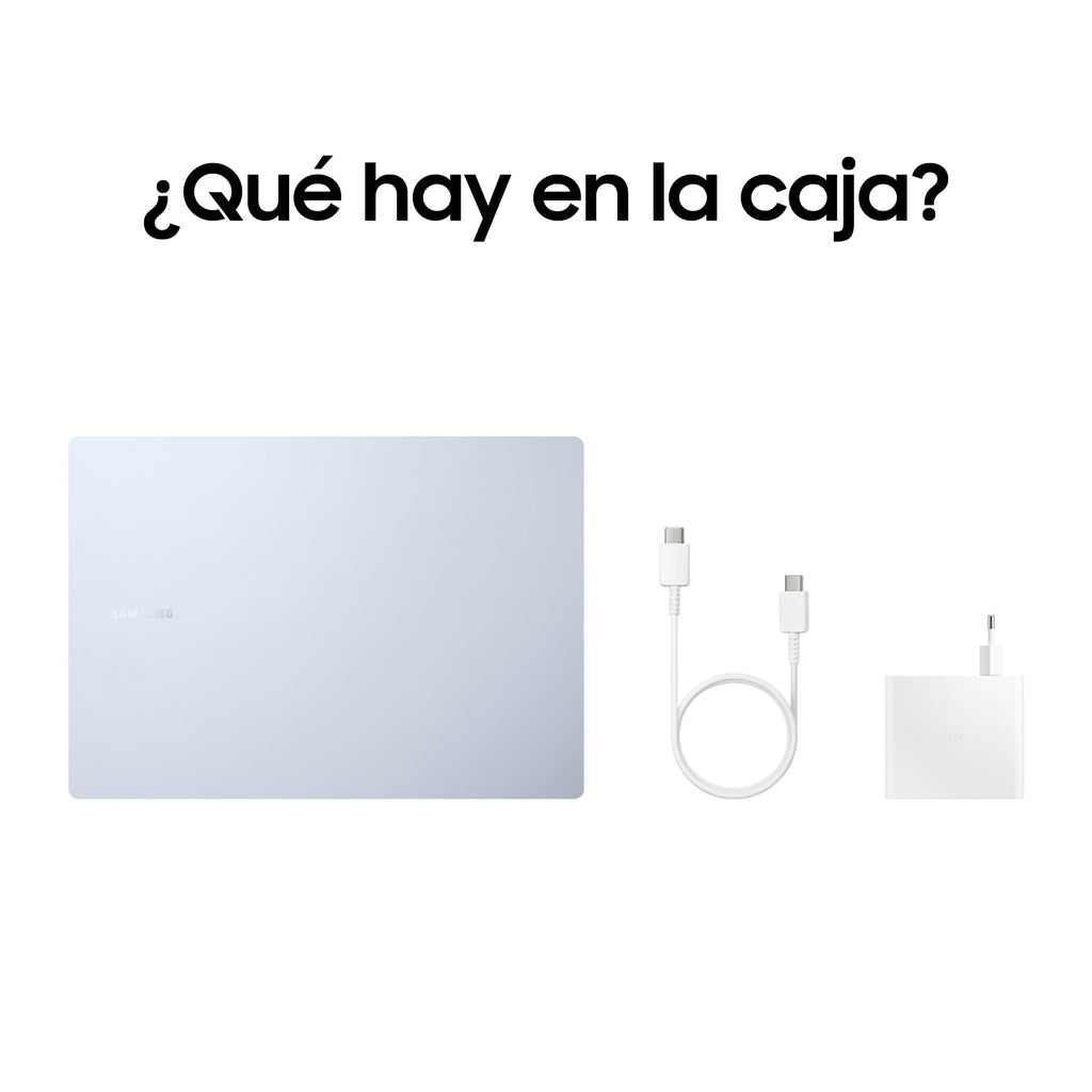 Samsung Galaxy Book4 Edge, computador portátil IA Copilot+, PC HDR de 16", Snapdragon X Elite X1E-84-100, 16GM RAM, 1TB SSD, Qualcomm Adreno GPU, Windows 11 Home, azul, teclado QWERTY espanhol