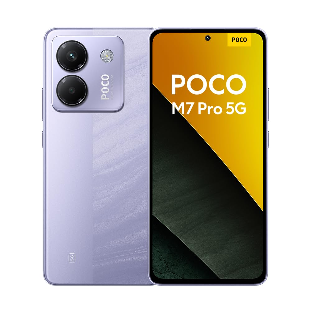 XIAOMI POCO M7 Pro 5G - Smartphone de 12+512GB, Cámara de 50 MP Sony con OIS, Pantalla AMOLED de 6,67" 120 Hz, Carga Turbo de 45W, Cargador no Incluido, Plata (Versión ES)