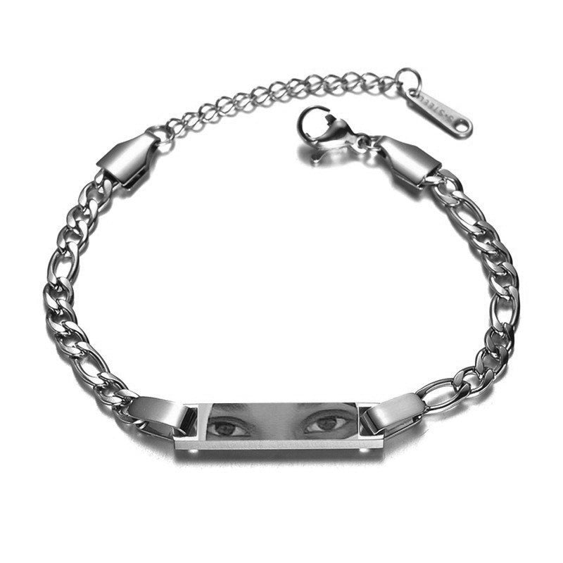 Pulsera de acero inoxidable personalizada