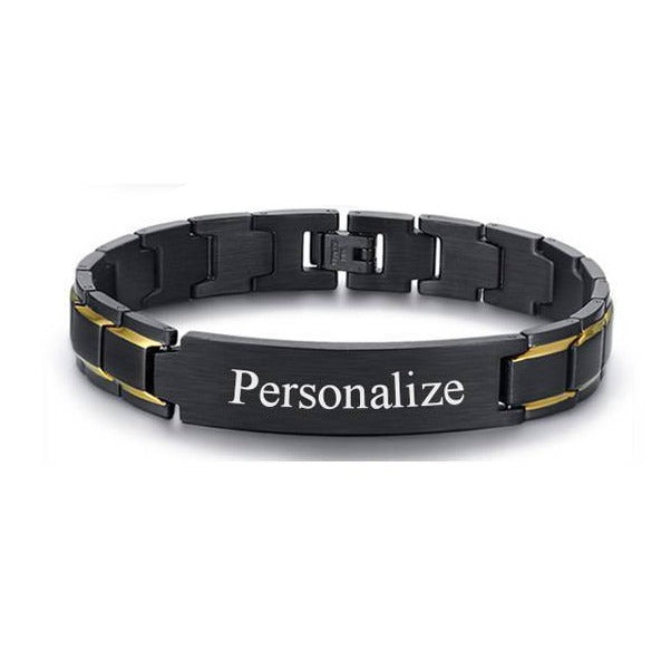 Personalized Bracelet in 316L Stainless Steel