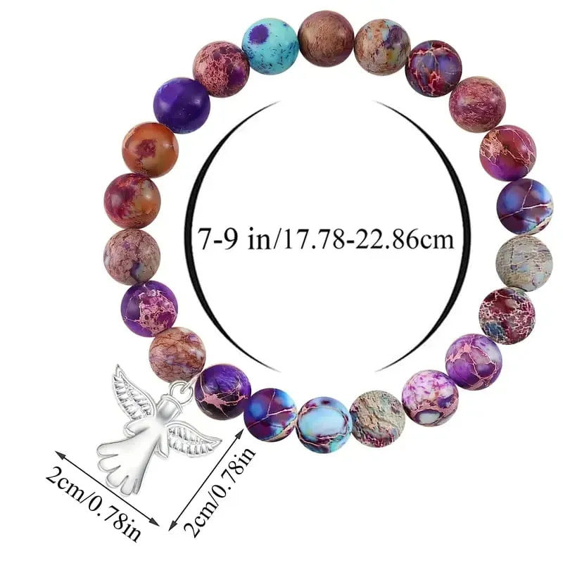 Pulsera de ángel en piedra natural