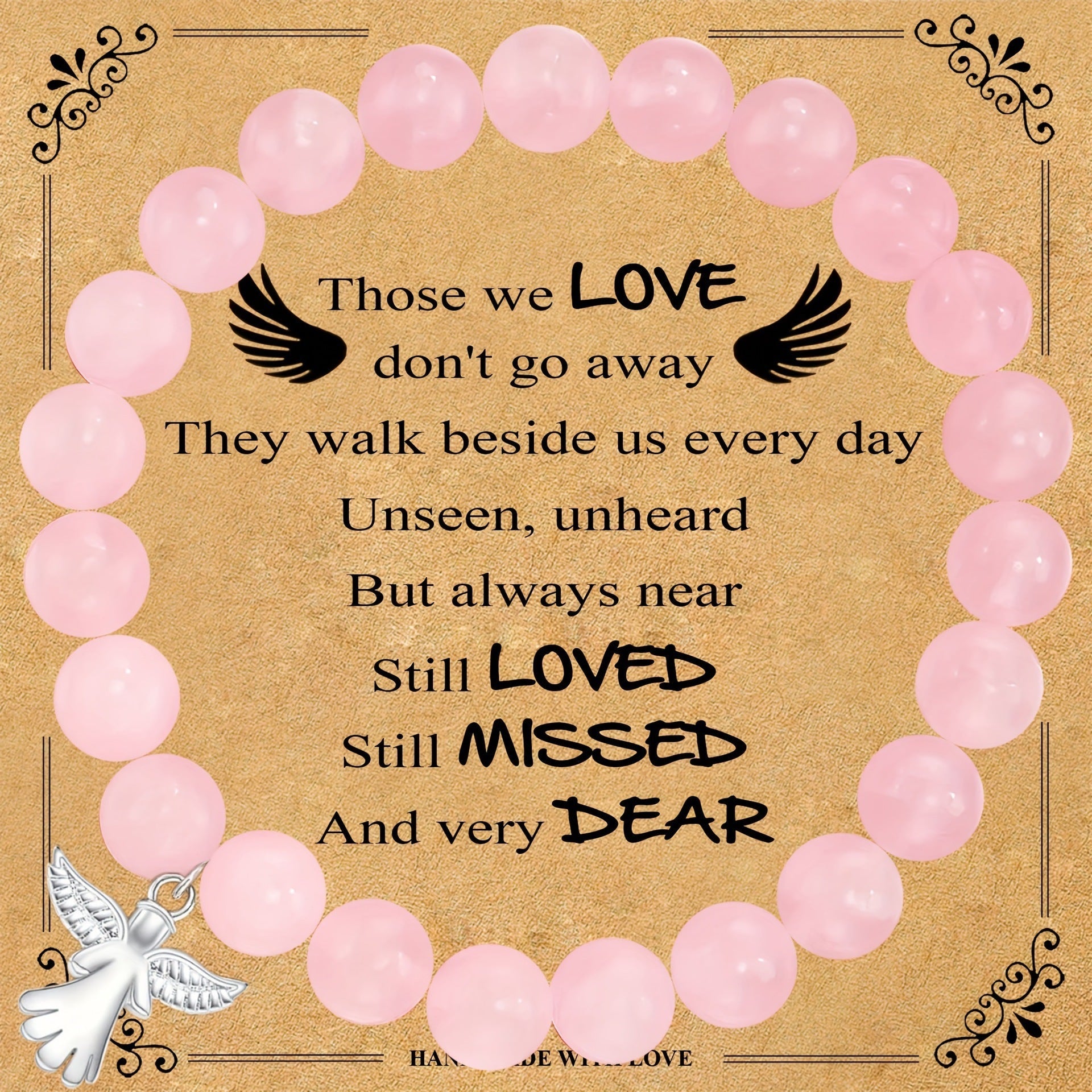 Pulsera de ángel en piedra natural