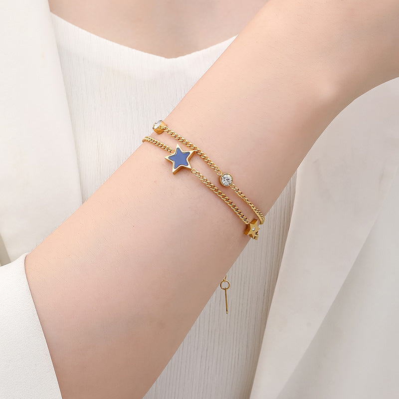 Star Bracelet in Stainless Steel