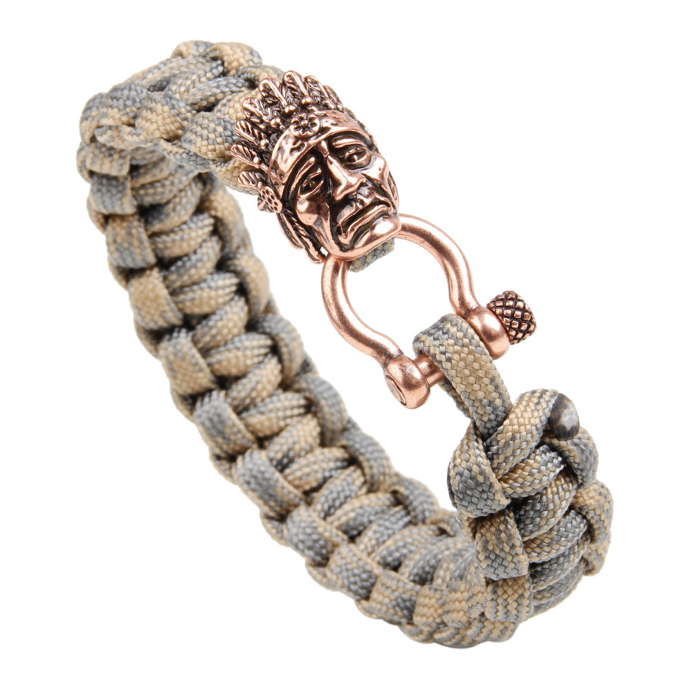 Pulseira de Sobrevivência em Paracord