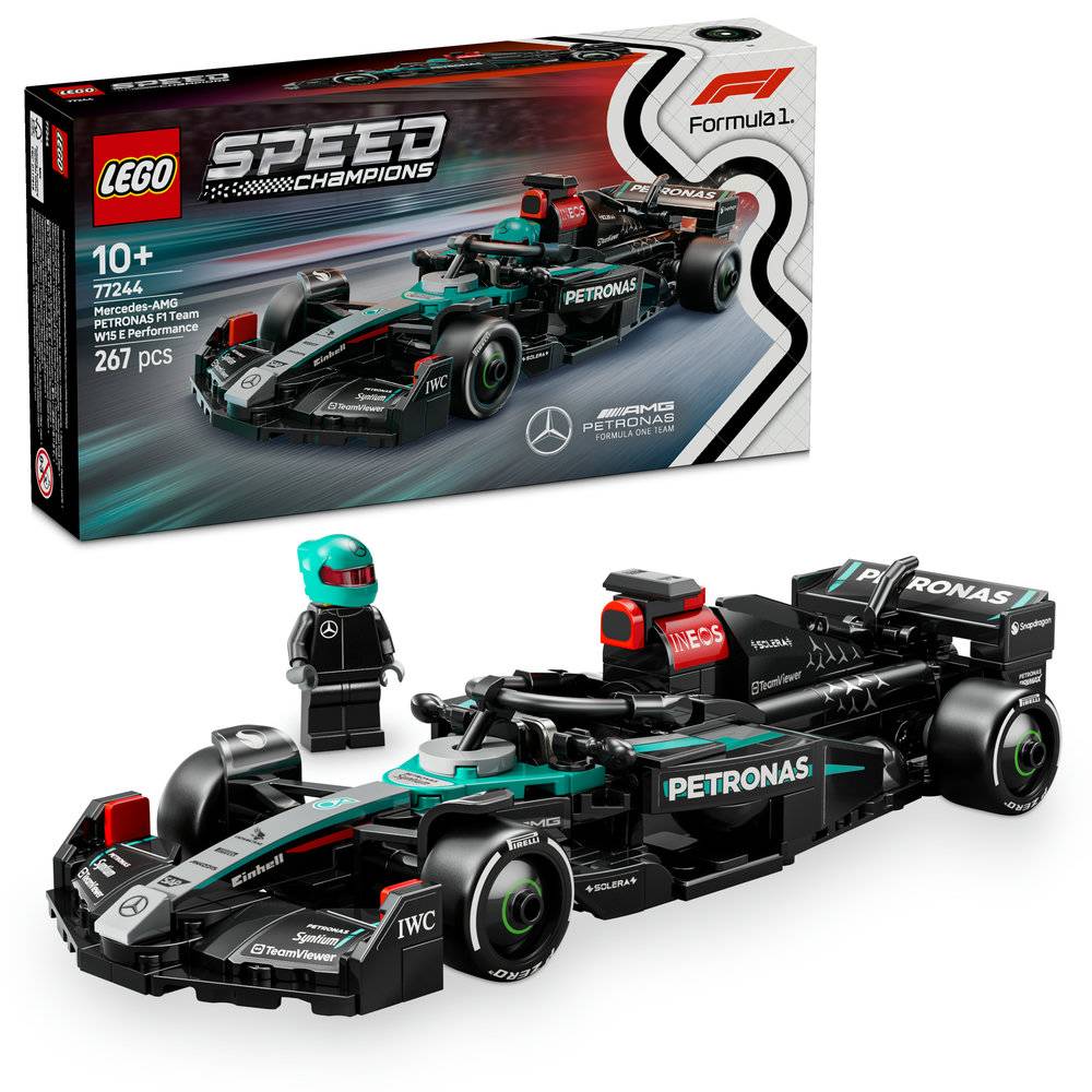 LEGO Speed ​​​​Champions: Mercedes-AMG F1® W15 | A partir de 10 años | 267 piezas | Artículo 77244