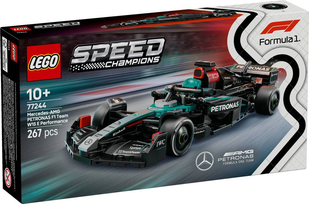LEGO Speed ​​​​Champions: Mercedes-AMG F1® W15 | A partir de 10 años | 267 piezas | Artículo 77244