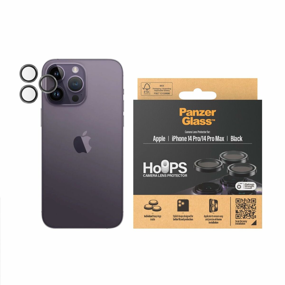 PanzerGlass screen protector for iPhone 14 Pro Max Apple