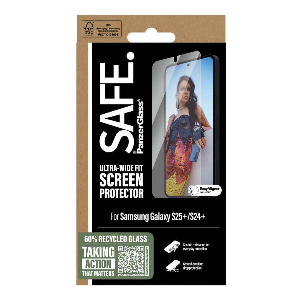 PanzerGlass screen protector for Samsung S25+-S24+