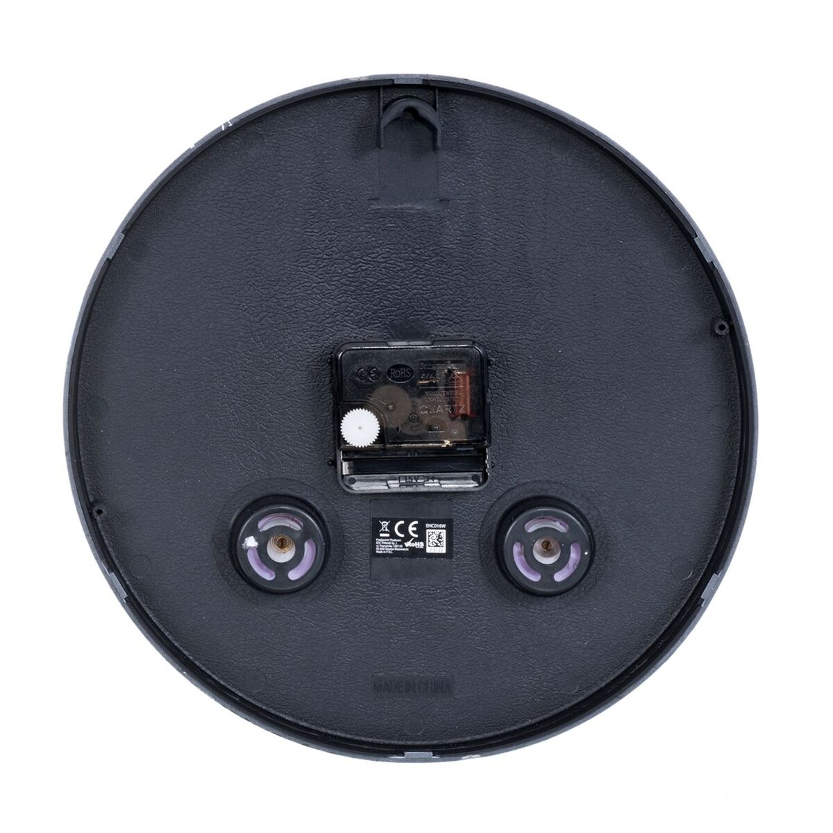 Relógio de Parede Esperanza EHC016K Preto Vidro Plástico 25 cm