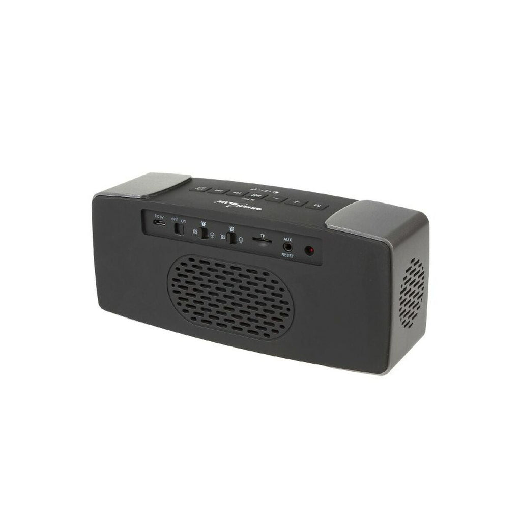 Relógio-Despertador Greenblue 62917 Preto Cinzento Monocromática Preto/Cinzento