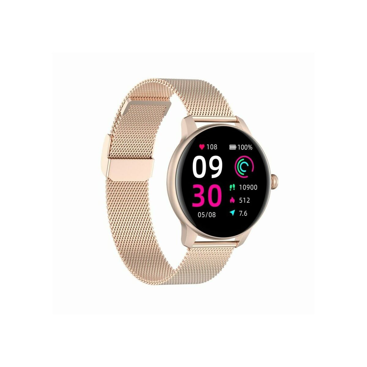 Smartwatch Oromed LADY GOLD NEXT Dourado Sim 1,09"