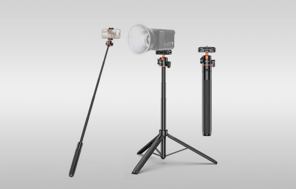 Tripé Premium Puluz para Smartphone com SelfieStick  1.4m PU730B