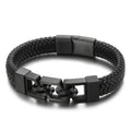 Leather and Stainless Steel Bracelet