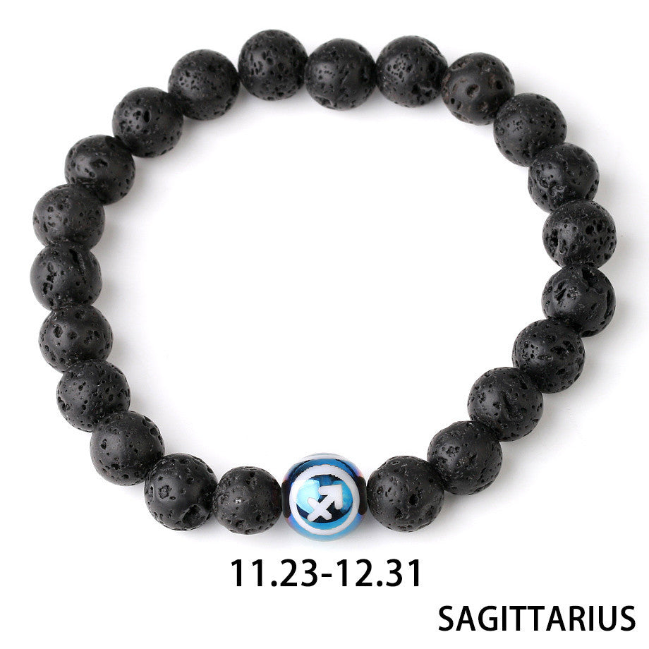 Zodiac Bracelet in Natural Stone