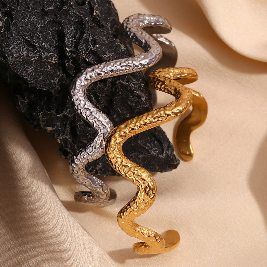 Pulseira Snake em Aço Inoxidável 316L