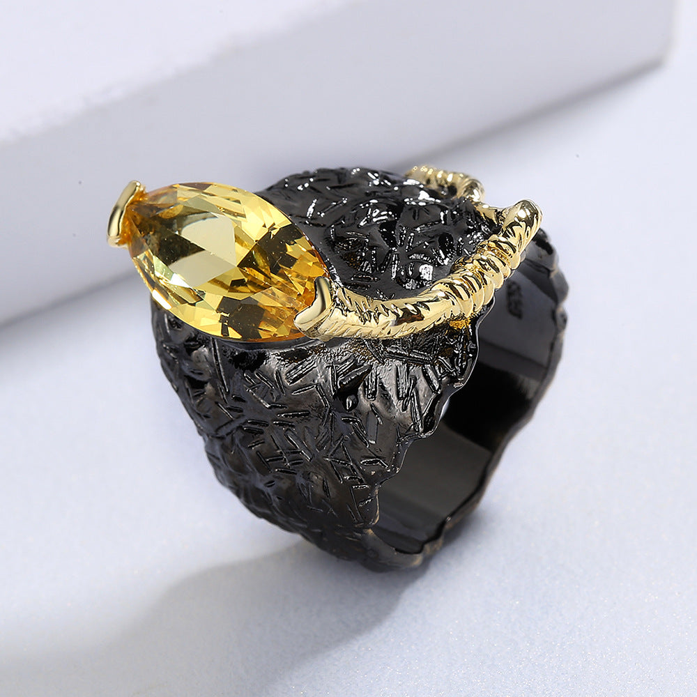 Anel Minimalista com Cristal