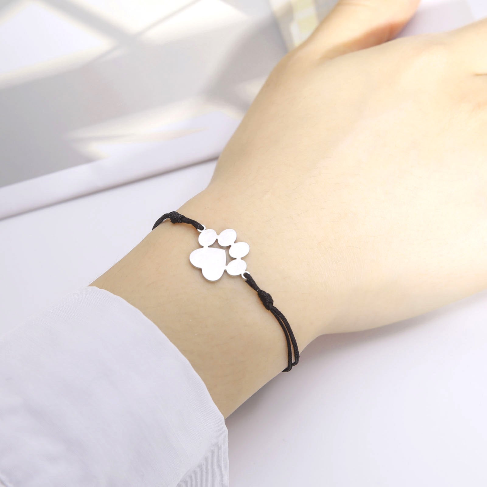 Bracelet with Paw Charm