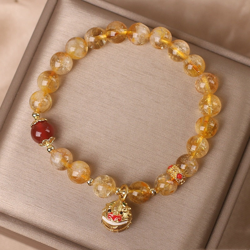 Ethnic Citrine Bracelet