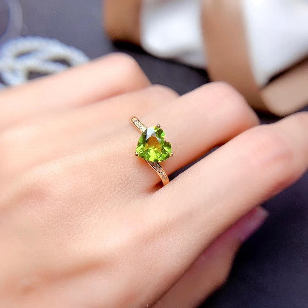 Ring with Amethyst and Topaz