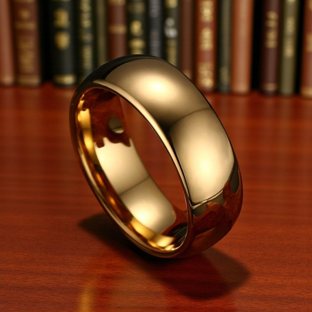 Anel em Aço de Tungsténio