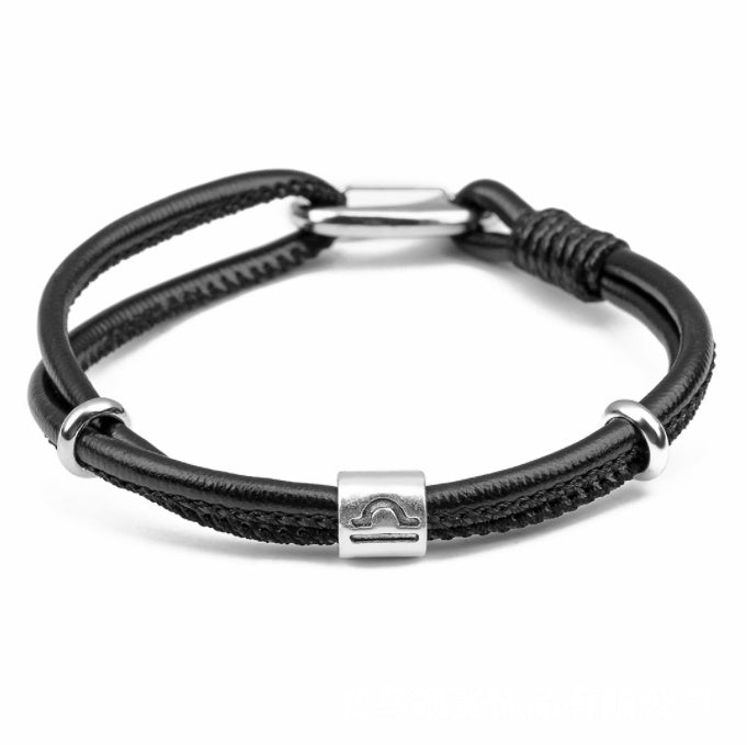 Zodiac Leather Bracelet
