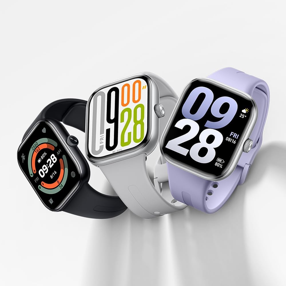 XIAOMI Redmi Watch 5, Reloj Inteligente: AMOLED 2.07", 24 días batería, Llamadas Bluetooth, 150+ Modos Deportivos, Monitor cardíaco, sueño, 5ATM, GPS, Android/iOS, Negro