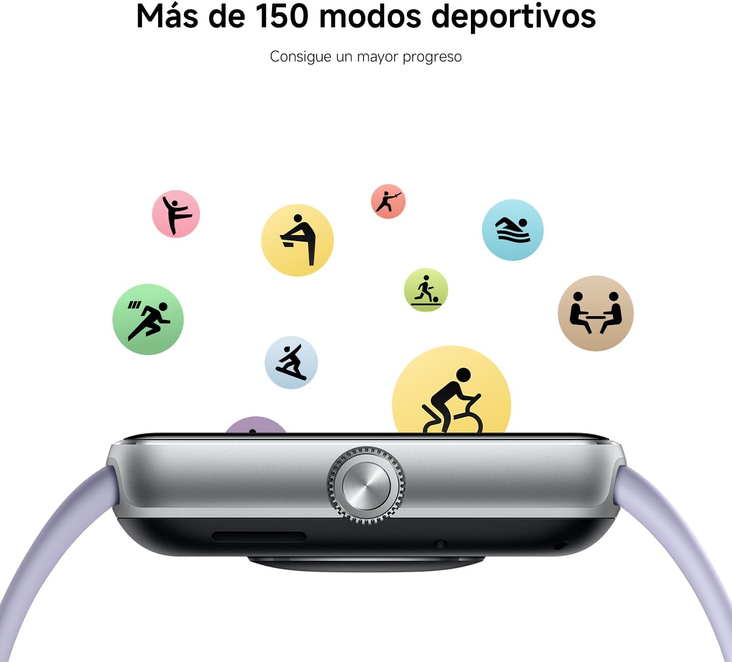 XIAOMI Redmi Watch 5, Reloj Inteligente: AMOLED 2.07", 24 días batería, Llamadas Bluetooth, 150+ Modos Deportivos, Monitor cardíaco, sueño, 5ATM, GPS, Android/iOS, Negro