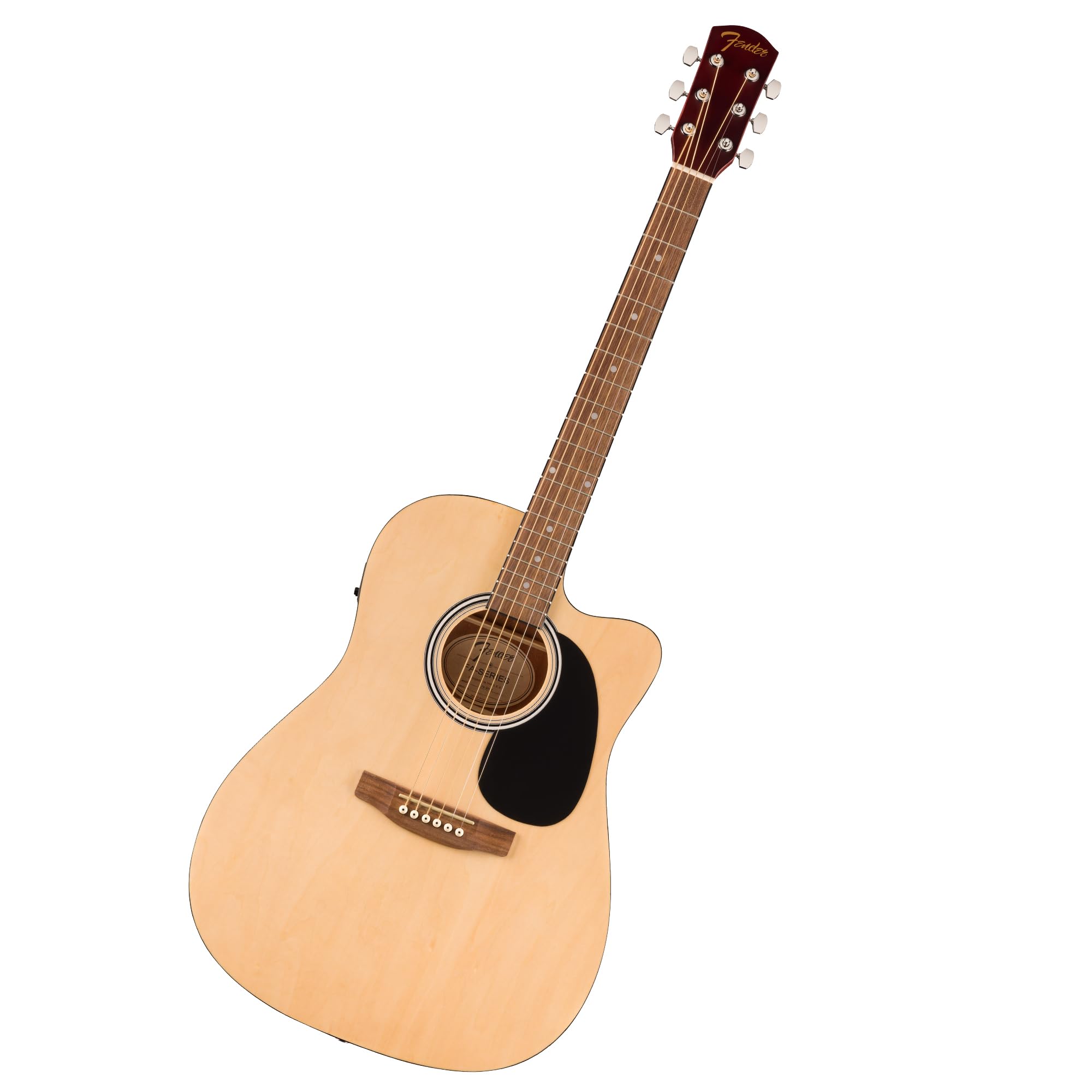 Fender CA Debut Guitarra Redondo Dreadnought CE Acústica, Guitarra para Principiantes, con 2 Años de Garantía, Black