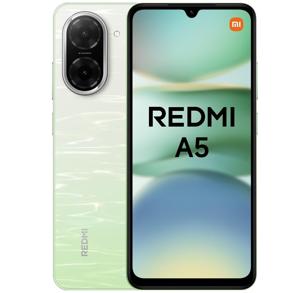 XIAOMI Redmi A5 - Smartphone de 4+128GB, Pantalla inmersiva de 6,88" 120 Hz, Potente procesador Octa Core, Cámara Dual AI de 32 MP, 5200 mAh, Cargador no Incluido, Azul (Versión ES)