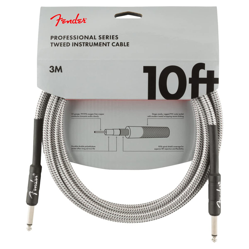 Fender PRO 10 ANGL INST CABLE BLK