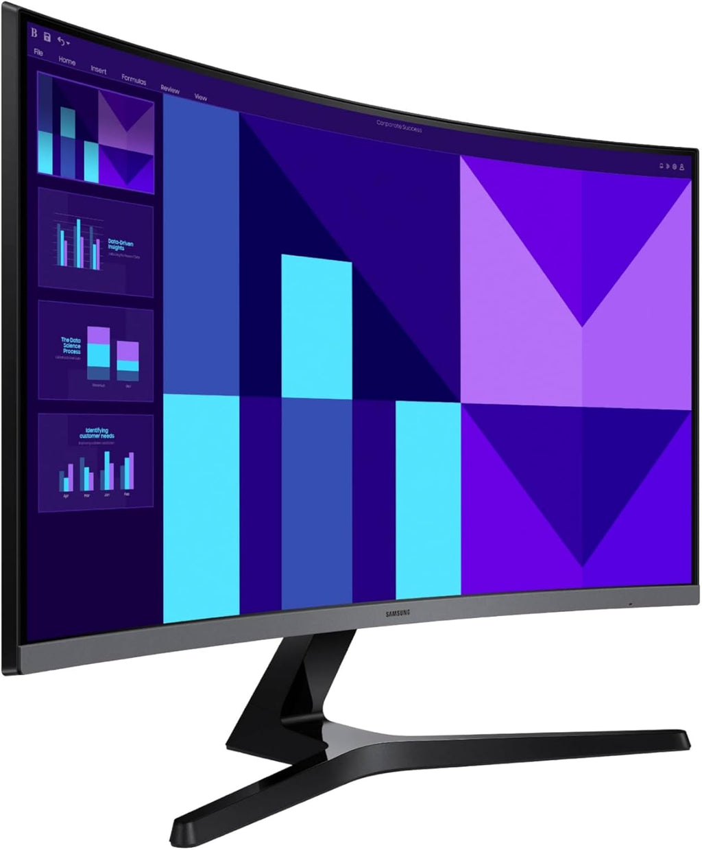 Samsung 32-inch S3 (S39GD) FHD 100Hz Curved Monitor, Game Mode, Eye Saver Mode, Multiple Connectivity with HDMI Port, Built-In Speakers, LS32D396GANXZA, 2025